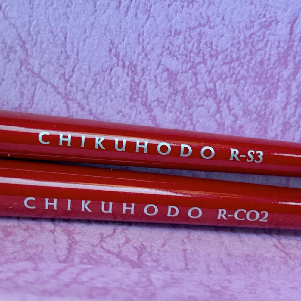 CHIKUHODO Set Of 2 Brushes: RR-S3 & RR-C02 (Regular Series Eyeshadow, Concealer)